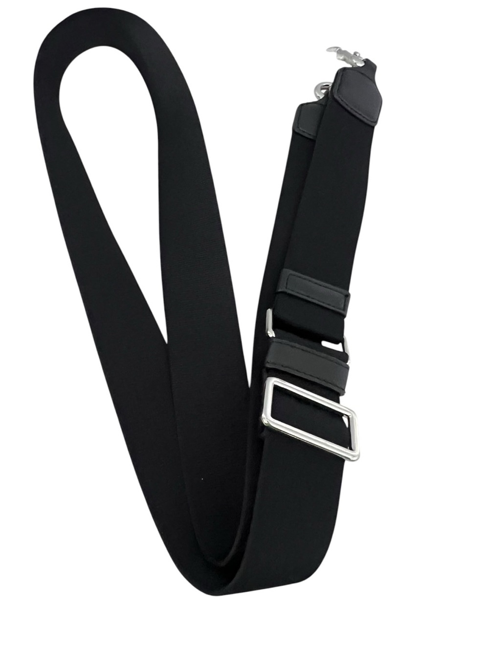 Marc Jacobs Black Adjustable Crossbody Strap with Silver Hardware - Picture 5 of 6